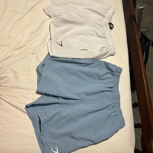 Gymshark White Athletic Shorts